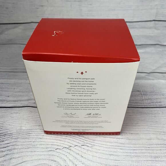 Hallmark Keepsake Table Ornament Dome for the Holidays Frosty Friends 2015 Magic - Picture 5 of 5